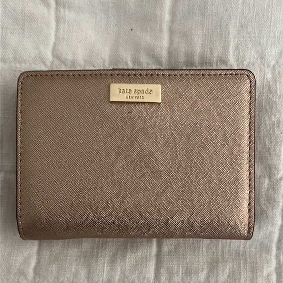 Kate Spade Rose Gold Card Holder - Picture 1 of 4
